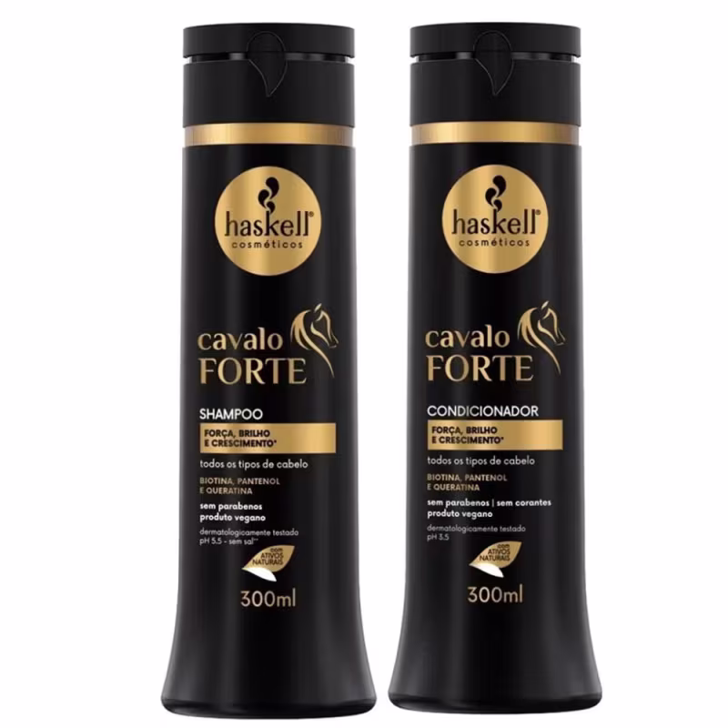 kit haskell Cavalo Forte Shampoo e Condicionador