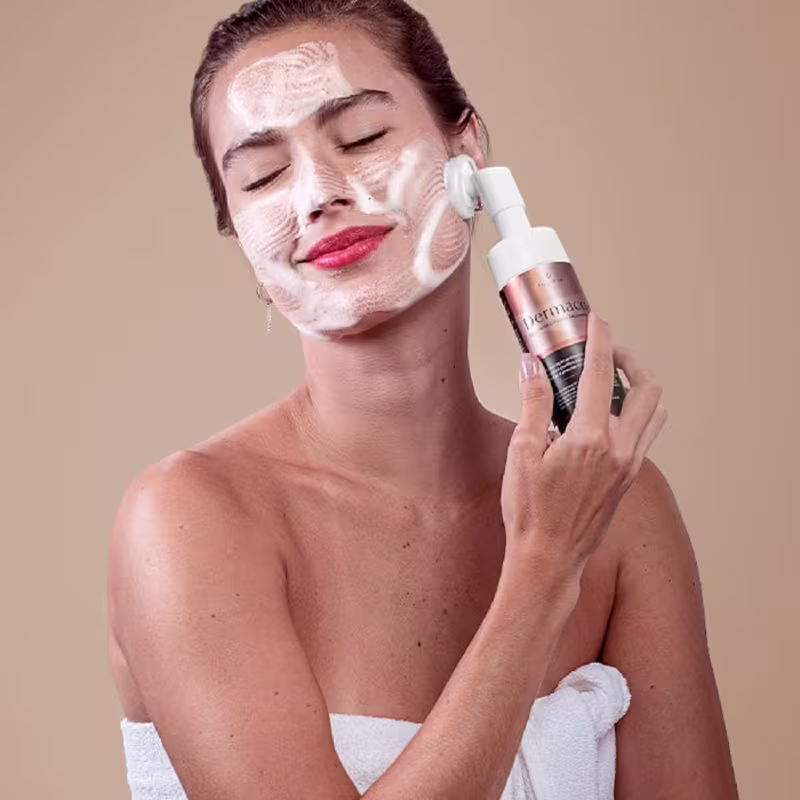 Dermacos Espuma de Limpeza,Tulipia, Ação Rejuvenescedora Ultrassuavizante 150ML