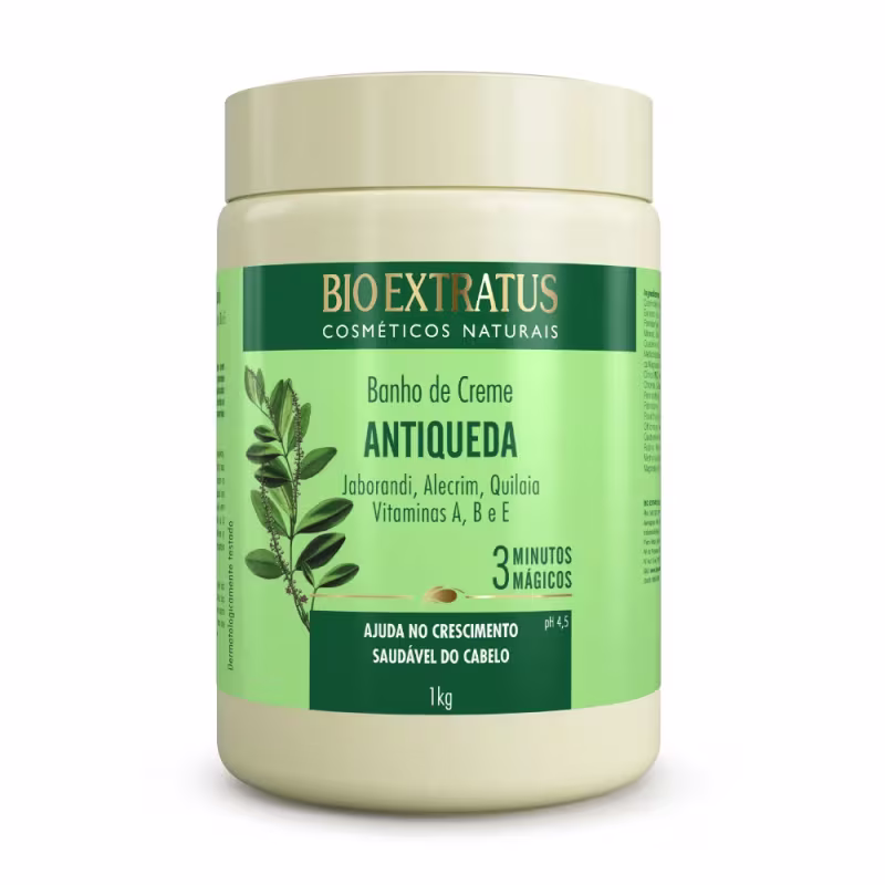 Kit Bio Extratus Banho de Creme Antiqueda+ Umectante+ Pós-química- 1kg
