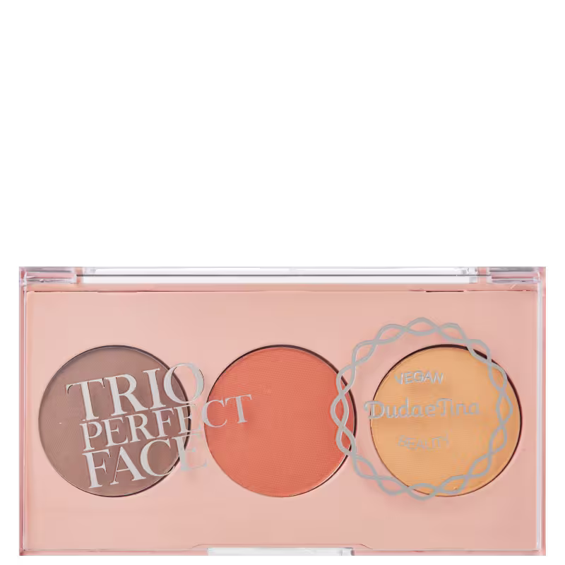 Duda e Tina Vegan Beauty Trio Perfect Face - Paleta de Contorno 10,5g