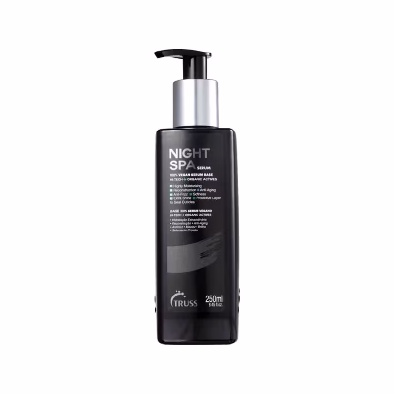 Kit Truss - Sérum de Reconstrução Night Spa 250ml e Leave-In Miracle Amino 225ml e Leave-In Truss Day By Day 250ml