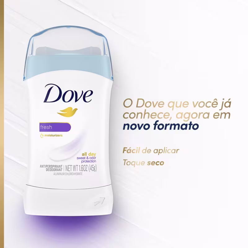 Desodorante Barra Dove Serúm Barra Fresh 45g