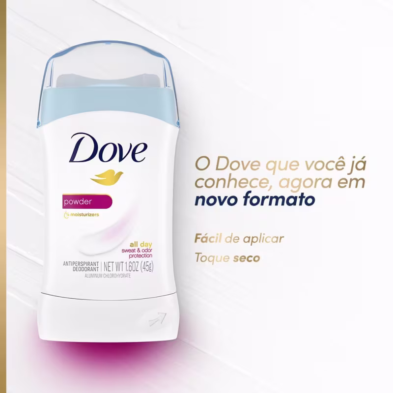 Desodorante Barra Dove Serúm Barra Powder 45g