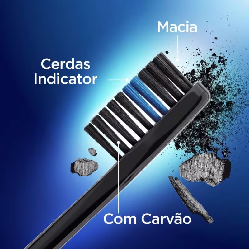 Escova de Dentes Oral-B Inicador Black Charcoal 7un