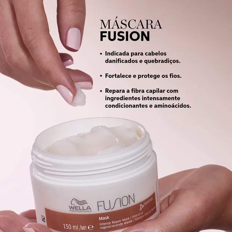 Kit Wella Professionals Fusion Trio de Tratamento (3 Produtos)