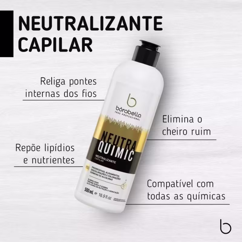Borabella 3D Semi Definitiva Orgânica Selagem Térmica 1L + Neutra Quimic 90ml