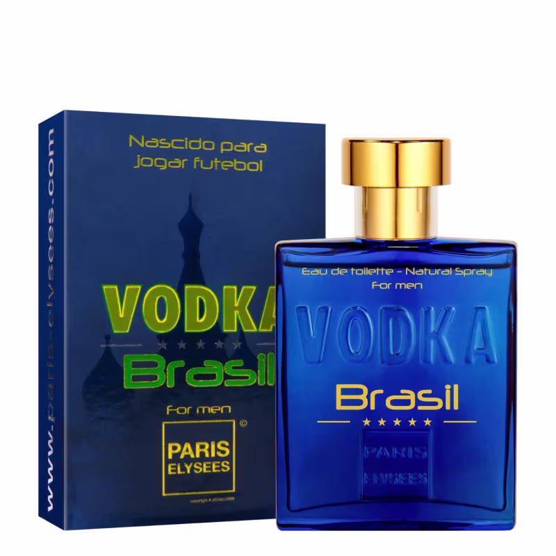 Kit Perfumes Paris Elysees Vodka Brasil Azul + Amarelo