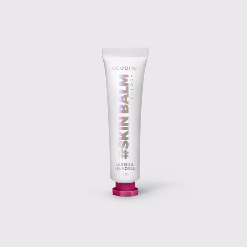 KIT GLOWING STICK STORM + CRYSTAL HIGHLIGHT QUARTZ  + SKINBALM CHERRY LARISSA MANOELA BY OCÉANE (3 PRODUTOS)