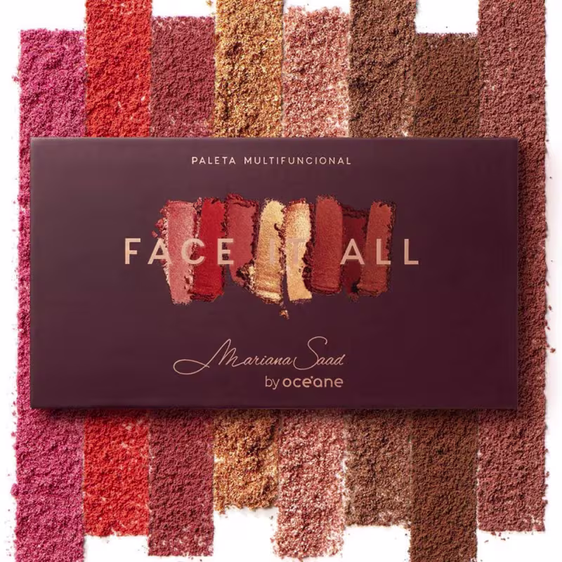 KIT OCÉANE PALETA FACE IT ALL + PALETA DE SOMBRAS SPECIAL DAY MARIANA SAAD (2 PRODUTOS)
