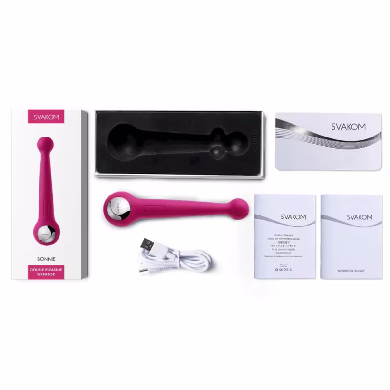 Vibrador de Silicone Ponto G Flexível Bonnie Svakom Sex Shop