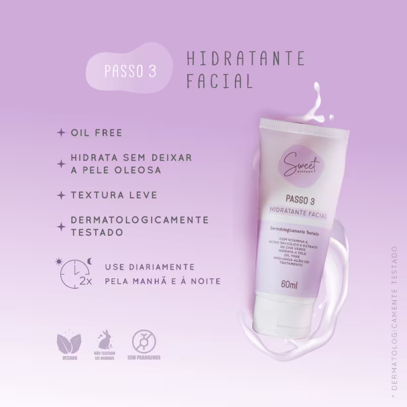 Sweet Sixteen - Hidratante Facial 60ml