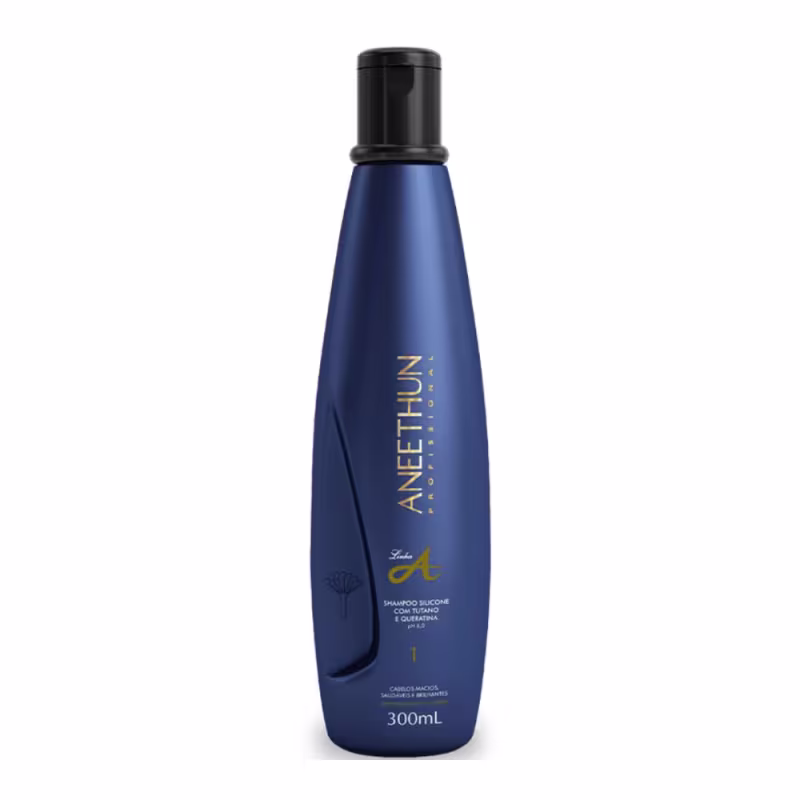 Kit Aneethun Linha A Shampoo 300ml, Creme de Silicone 1L, Máscara Capilar 500g, Spray Multibenefícios 150ml