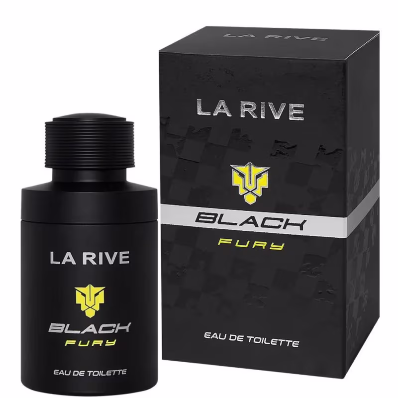 Perfume da linha Black Fury da marca La Rive.