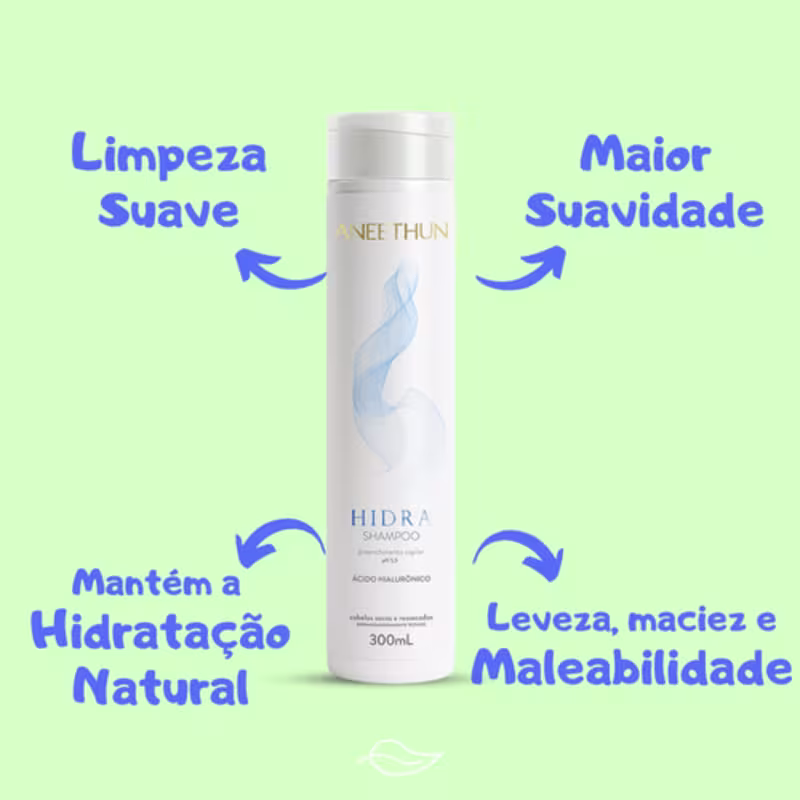 Kit Hidra Aneethun Shampoo + Balm Finalizador Pronta Entrega