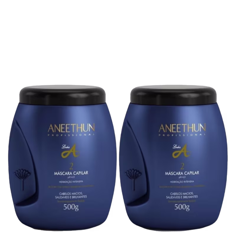 Kit Aneethun Linha A 2 Máscaras De 500g Pronta Entrega