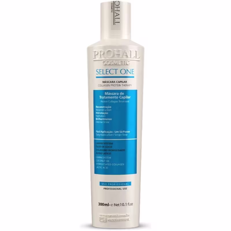 Prohall Select One - Máscara de Tratamento e Realinhamento Capilar 300ml