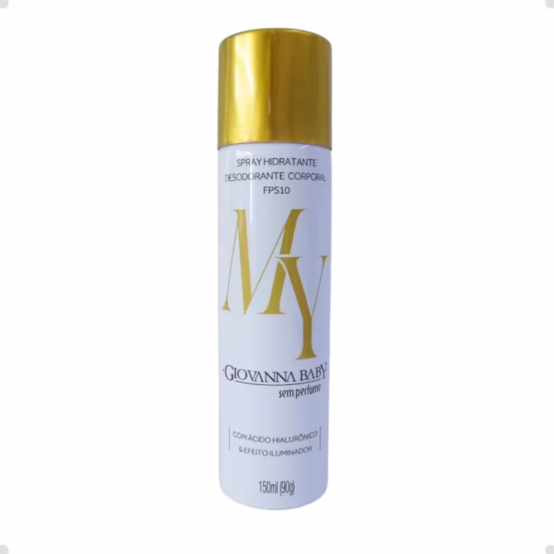 Kit Spray Giovanna Baby Desodorante Corporal Sem Perfume FPS10 Com 2
