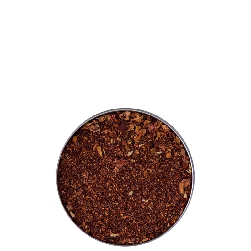 Kit Copo Preparador Infusor de Chá + Chá de Rooibos Baunilha E Rosa Mosqueta Canelle