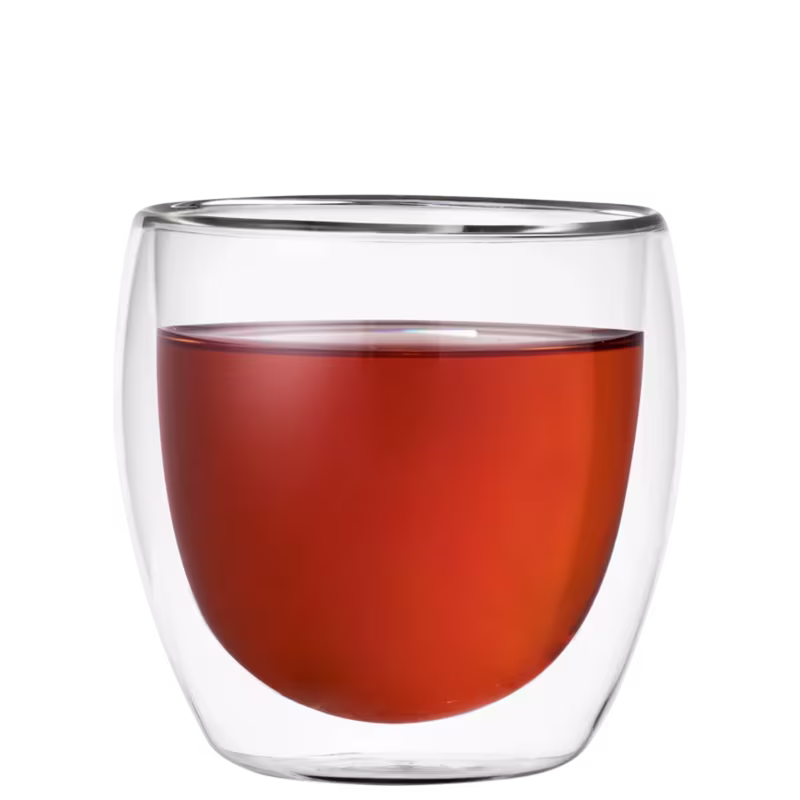 Kit Copo Preparador Infusor de Chá + Chá de Rooibos Baunilha E Rosa Mosqueta Canelle