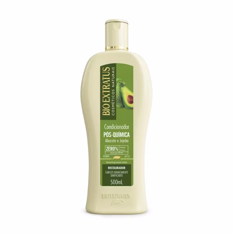 Kit Bio Extratus Pós Química 500mL Shampoo + Condicionador + Finalizador