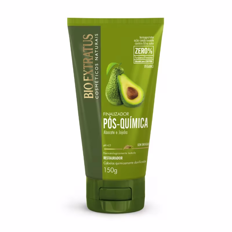 Kit Bio Extratus Pós Química 500mL Shampoo + Condicionador + Finalizador
