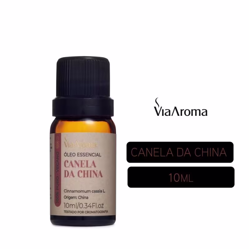 Óleo Essencial Canela da China Via Aroma 10ml