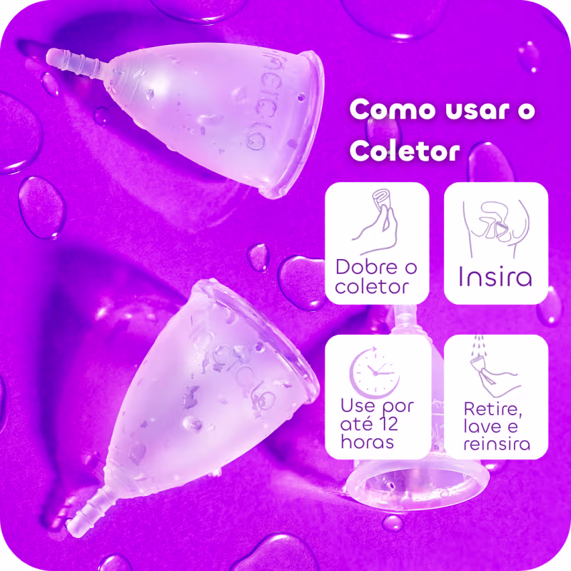 Kit Inciclo Coletor Menstrual Teen + Panelinha Esterilizadora (2 Produtos)