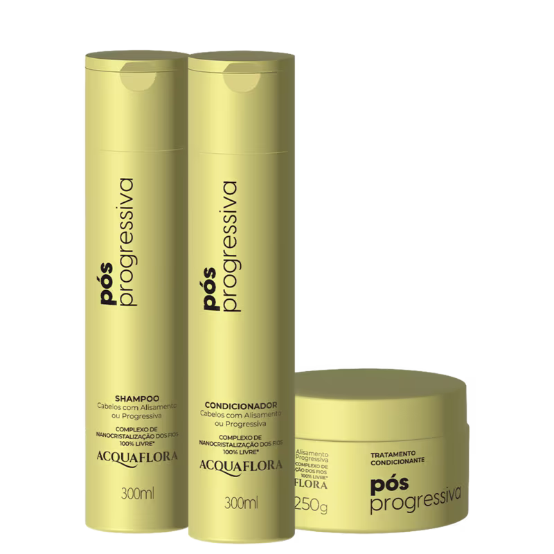 Kit Acquaflora Pós-Progressiva Trio (3 Produtos)