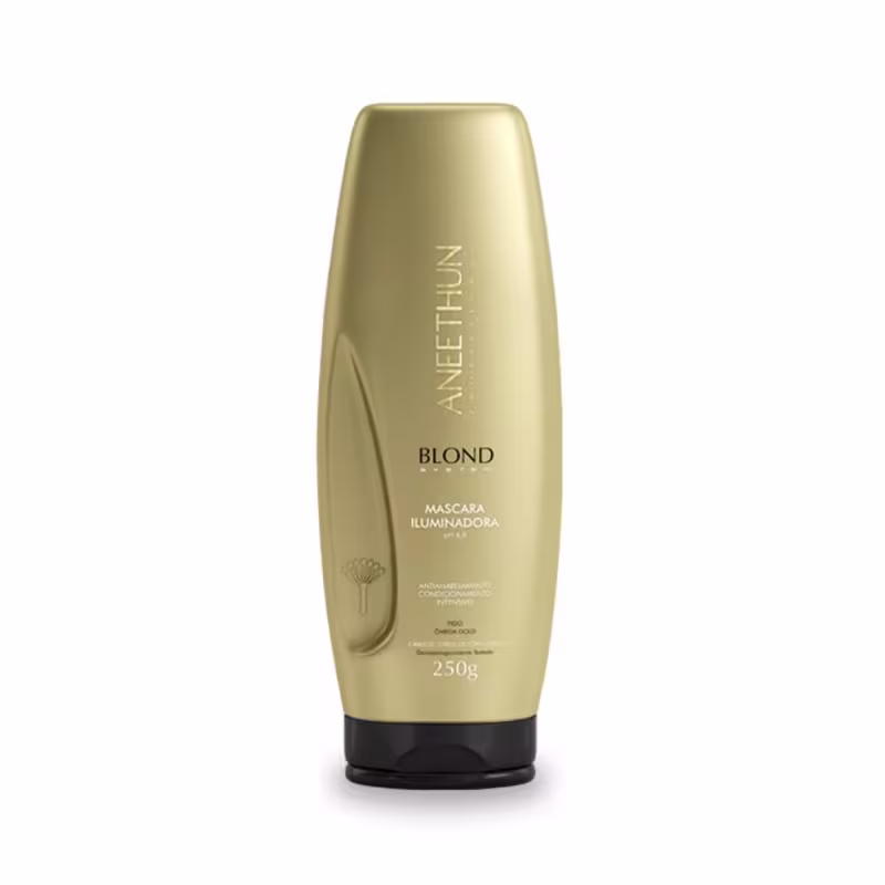 Kit Aneethun Blond System - Shampoo Matizante 300ml + Máscara Matizante 250g + Máscar Iluinadora 250g