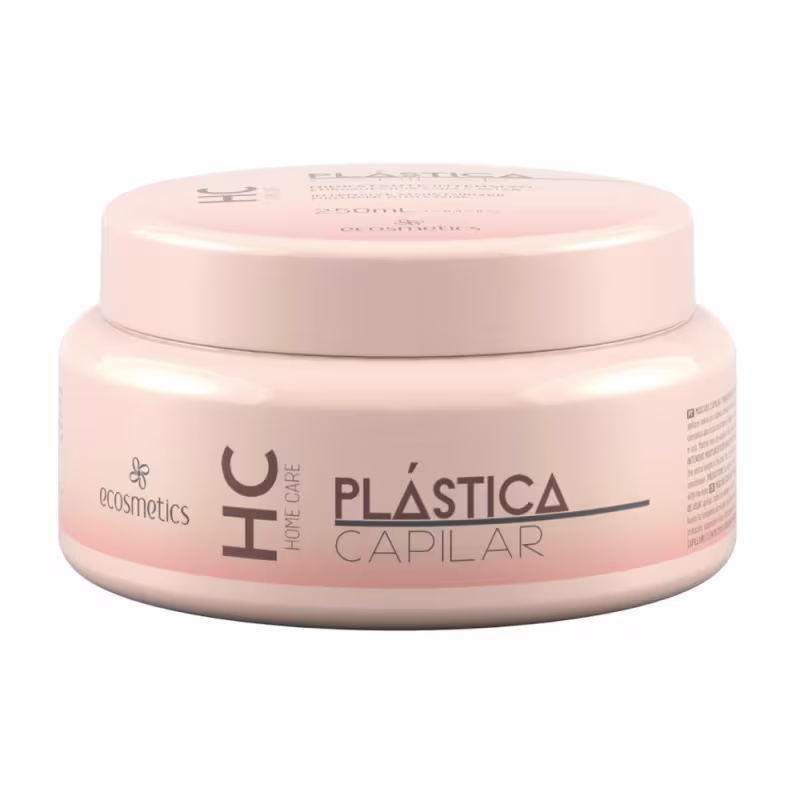 Kit Ecosmetics Plastica Capilar Shampoo 250ml, Máscara 250ml, Leave-in 250ml, Color Glam Blond Oil 60ml