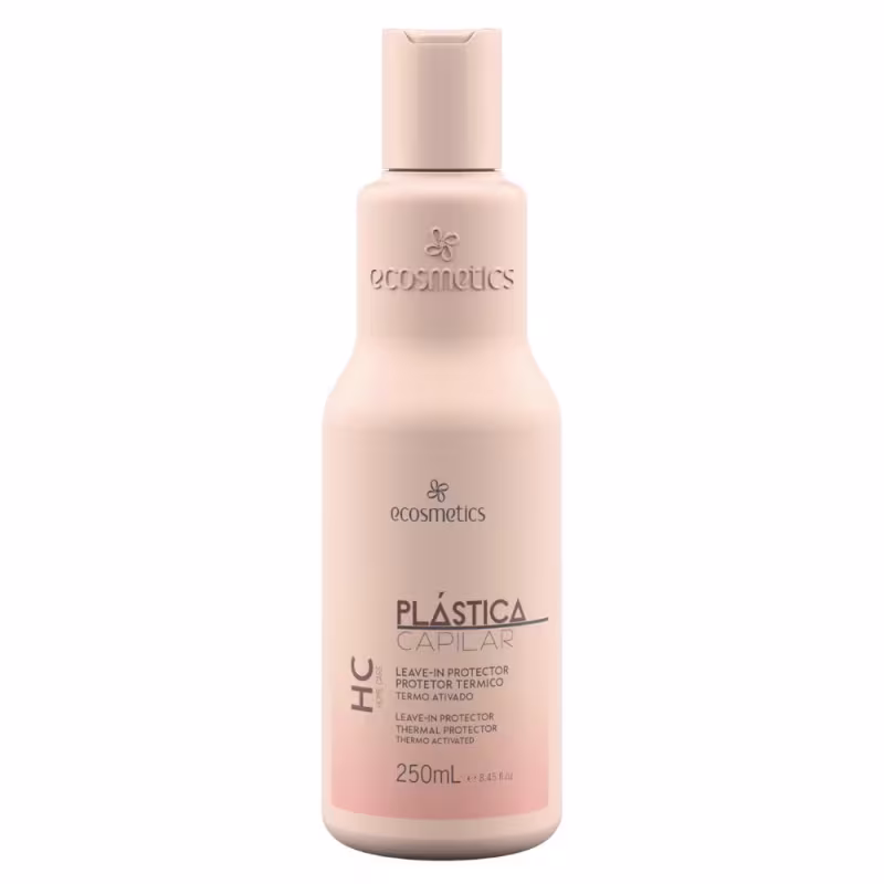 Kit Ecosmetics Plastica Capilar Shampoo 250ml, Máscara 250ml, Leave-in 250ml, Color Glam Blond Oil 60ml