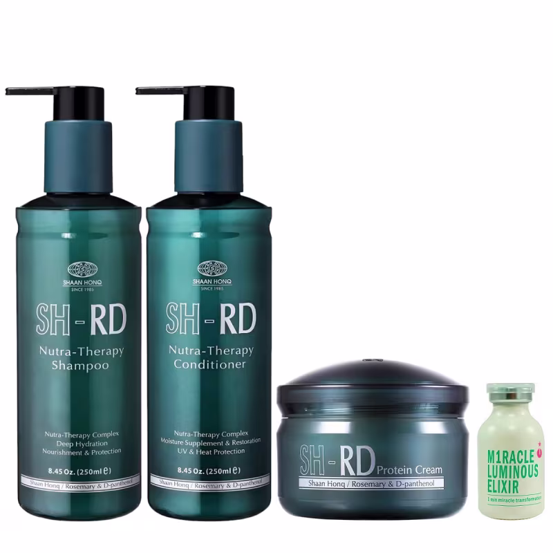 Kit N.P.P.E. SH-RD - Shampoo 250ml + Condicionador 250ml + Ampola Miracle 25ml +  Leave In 80ml