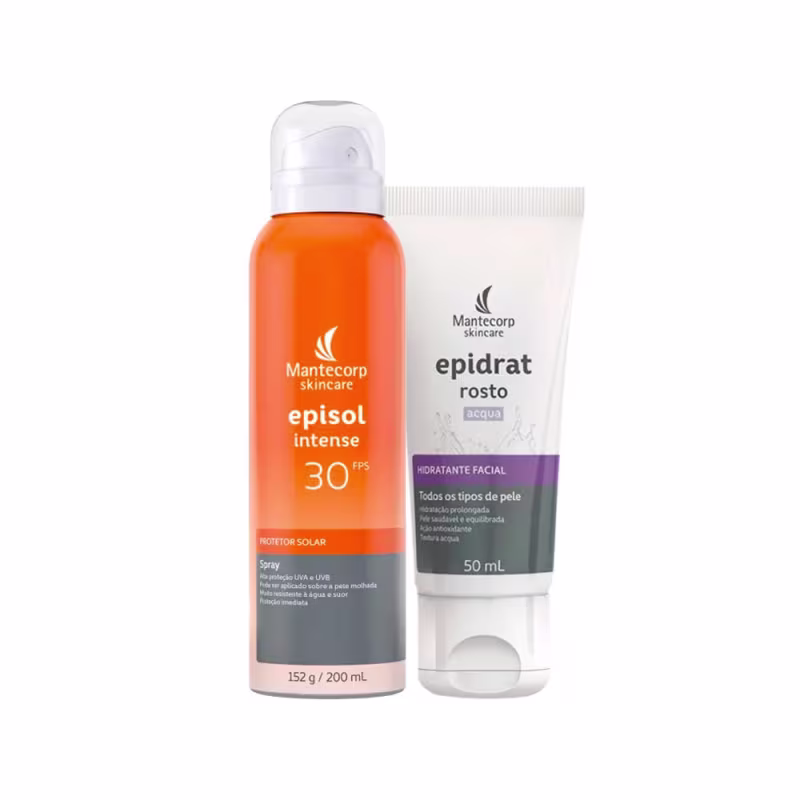 Kit Facial Mantecorp - Prot Solar FPS30 200ml e Hidratante