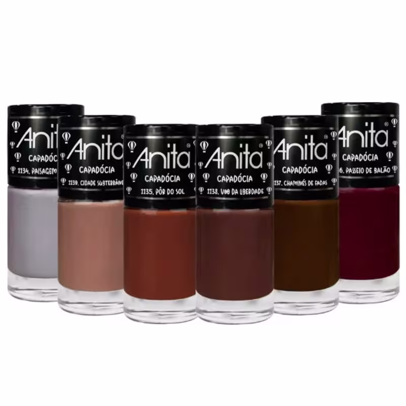Kit Anita Capadócia Esmaltes (6 Unidades).