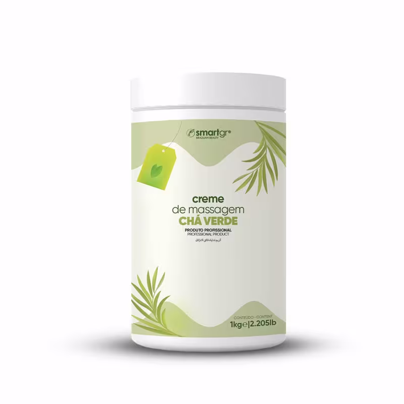 Creme de Massagem Chá Verde 1 Kg  Smart GR
