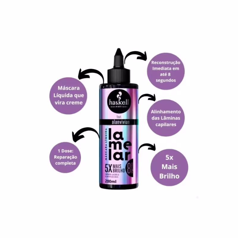 Kit Haskell Lamelar + Bananeira Duo, 2 produtos.