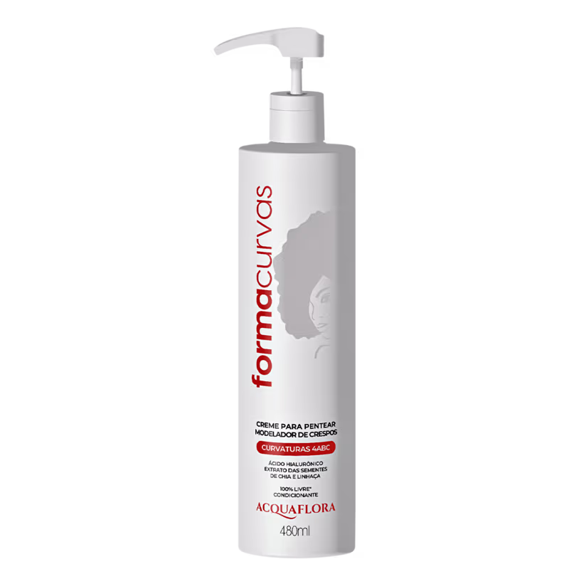 Acquaflora Forma Curvas 4ABC Modelador de Crespos - Creme para Pentear 480ml