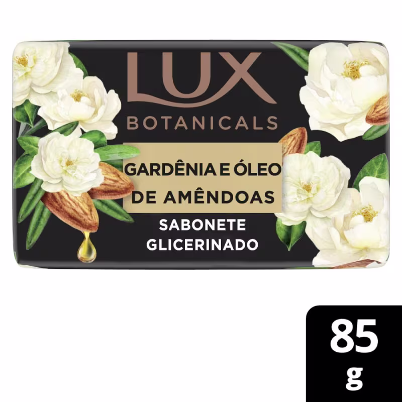 Sabonete em Barra Lux Botanicals Glicerinado Gardênia e Óleo de Amêndoas 85g