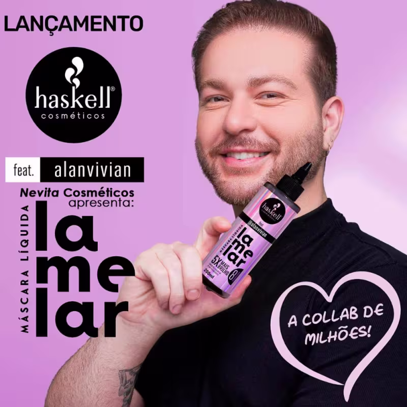 Kit Haskell Lamelar + Ora Pro Nóbis, 2 produtos.