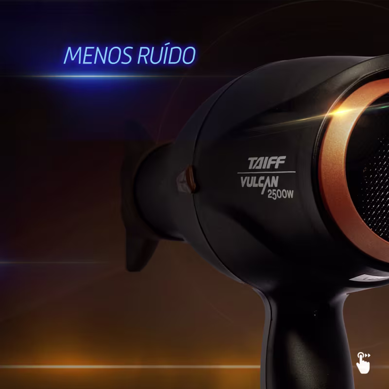 Secador Taiff Vulcan 2500w Digital 220v