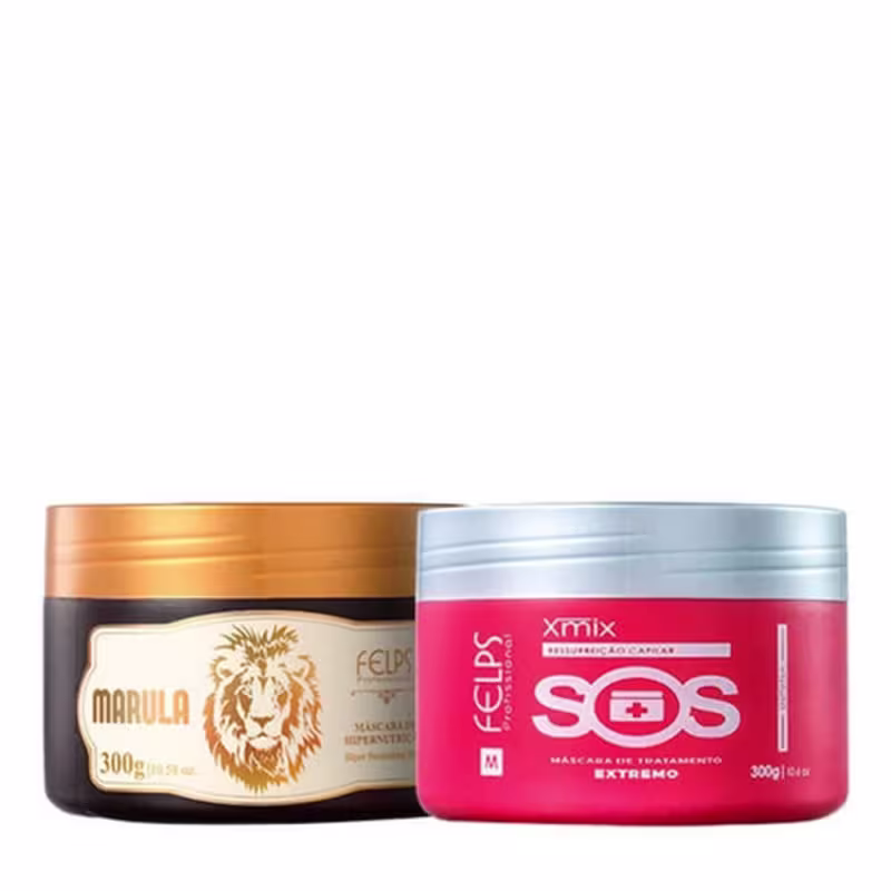 Felps Professional Cronograma Nutriforce (S.O.S + Marula 2x300g)