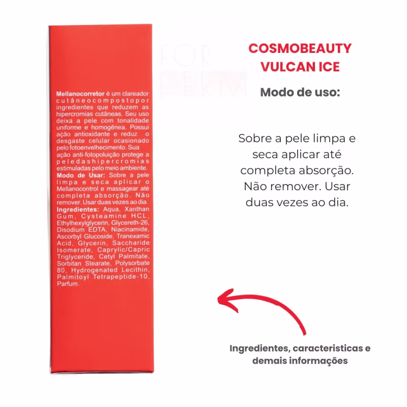 Cosmobeauty Mellanocorretor Sérum Clareador Melasma e Manchas Pós Inflamatórias 30g