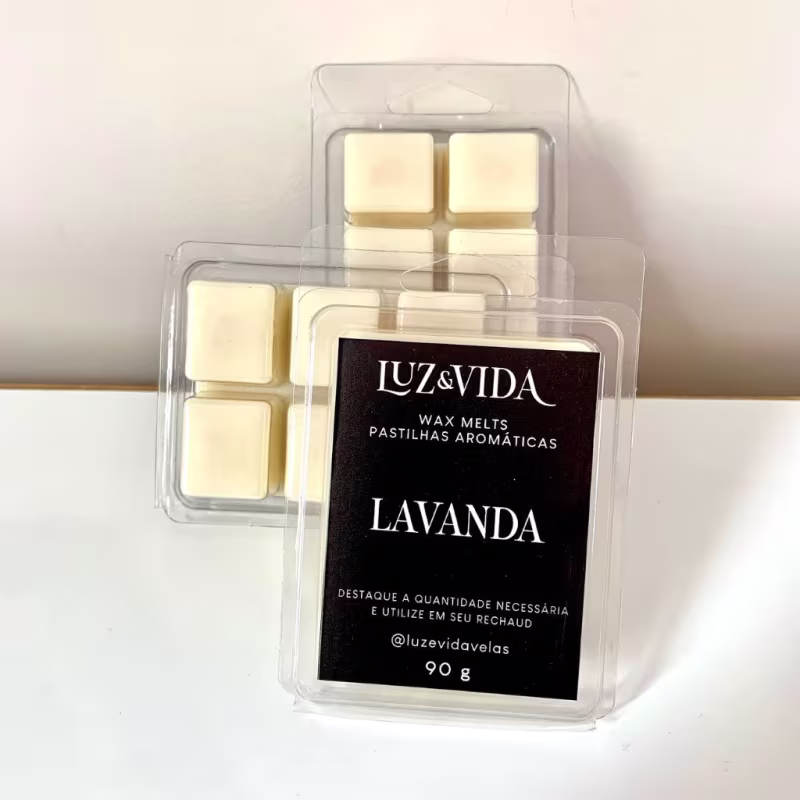 Wax Melts - Pastilhas Aromáticas - Aroma Lavanda - 90 g