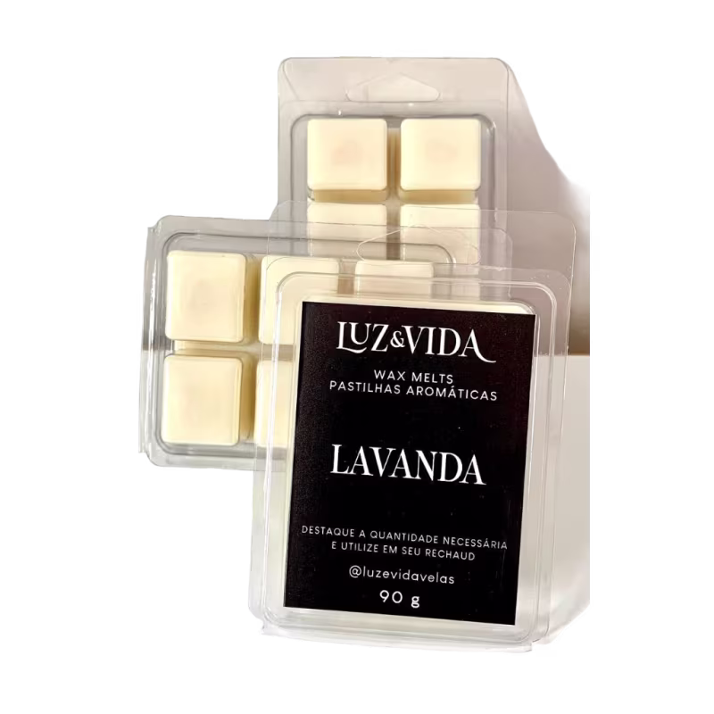 Wax Melts - Pastilhas Aromáticas - Aroma Lavanda - 90 g