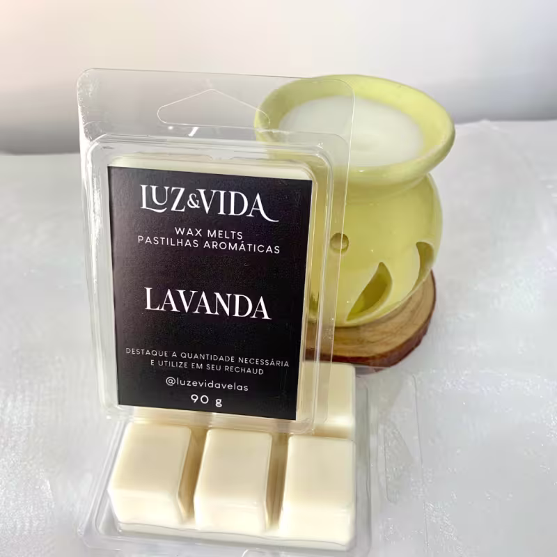Wax Melts - Pastilhas Aromáticas - Aroma Lavanda - 90 g