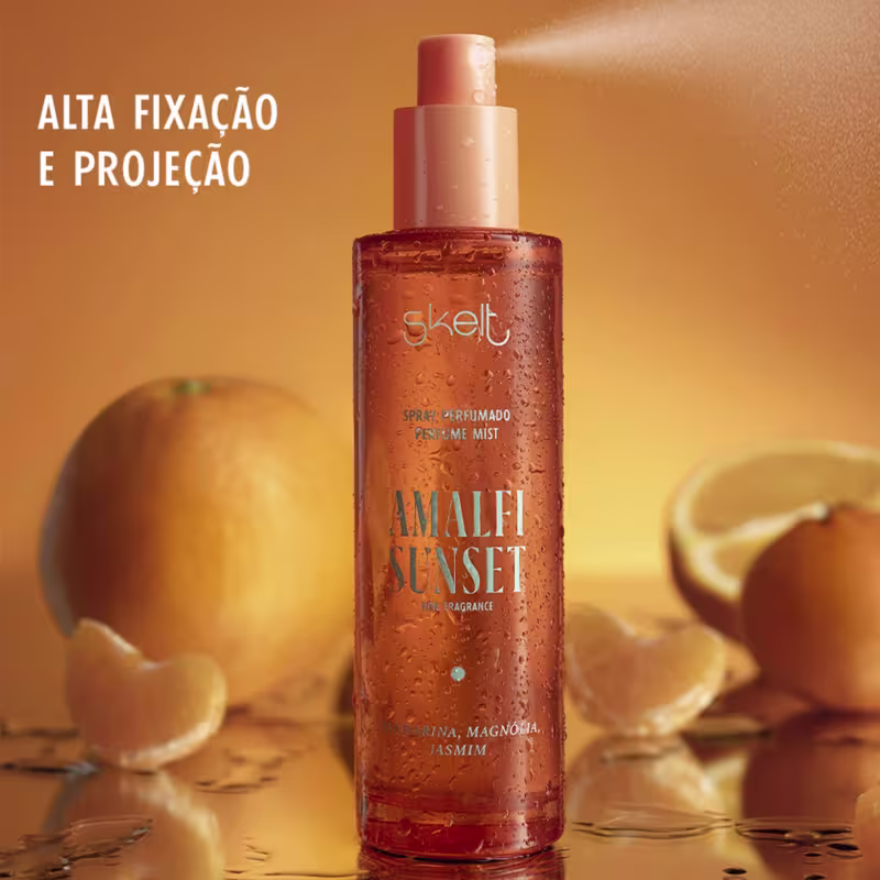 Kit Skelt Amalfi Sunset Hidratante Corporal e Spray Perfumado (2 produtos)