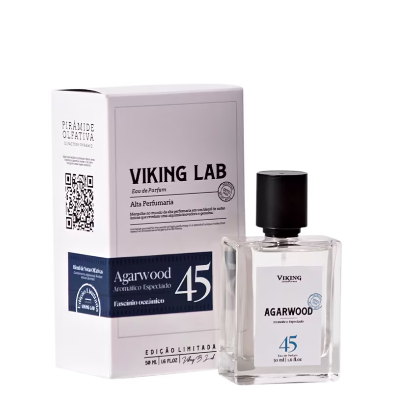 Agarwood 45 Viking Lab Viking Eau de Parfum - Perfume Masculino 50ml