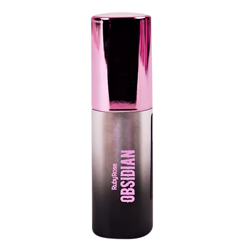 Frasco do gloss labial fechado.