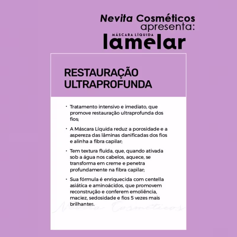 Kit Haskell Bendito Loiro + Lamelar, 3 produtos.