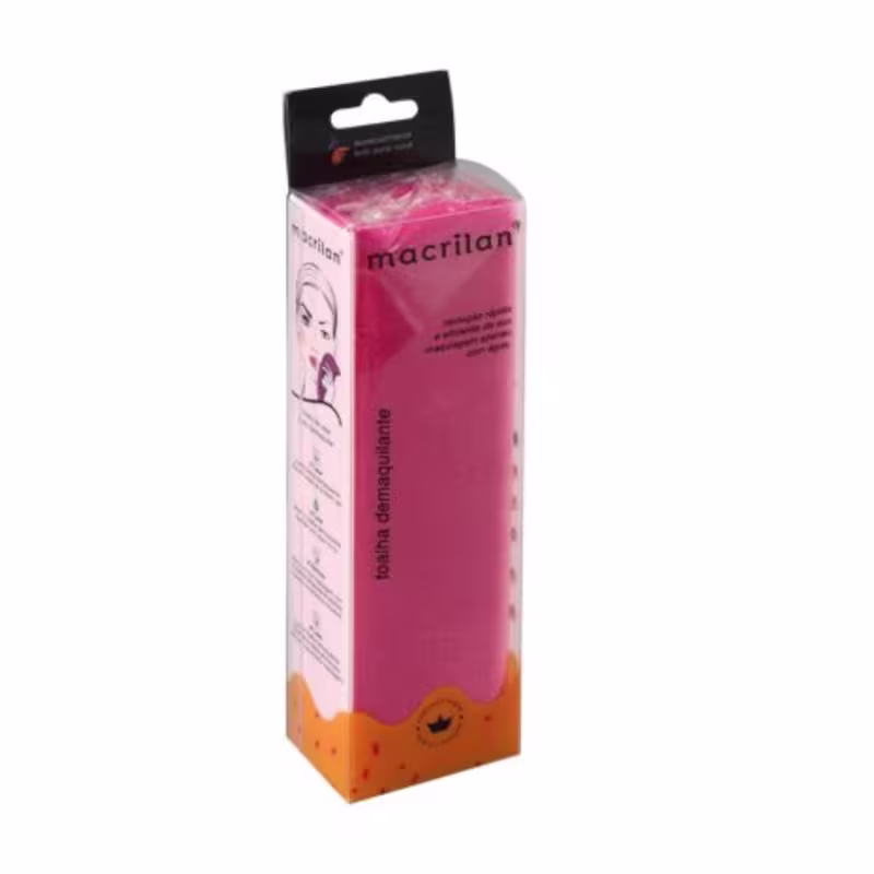 Kit 2 Toalha Macrilan Demaquilante Removedor De Maquiagem RE-03